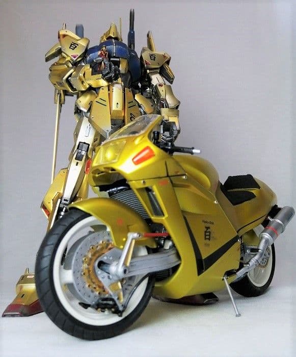 【ゴールドセット！】MG百式Ver2.0＆百式専用バイク