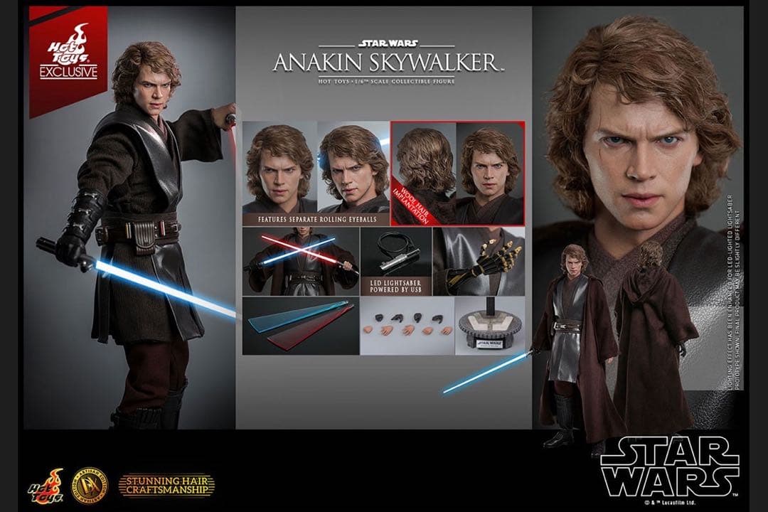 【新品未開封】Hot Toys スターウォーズ　アナキン・スカイウォーカー