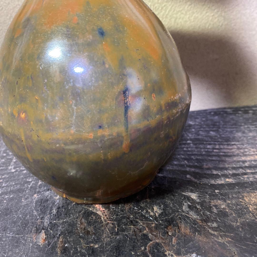 中国　古玩　河南天目徳利