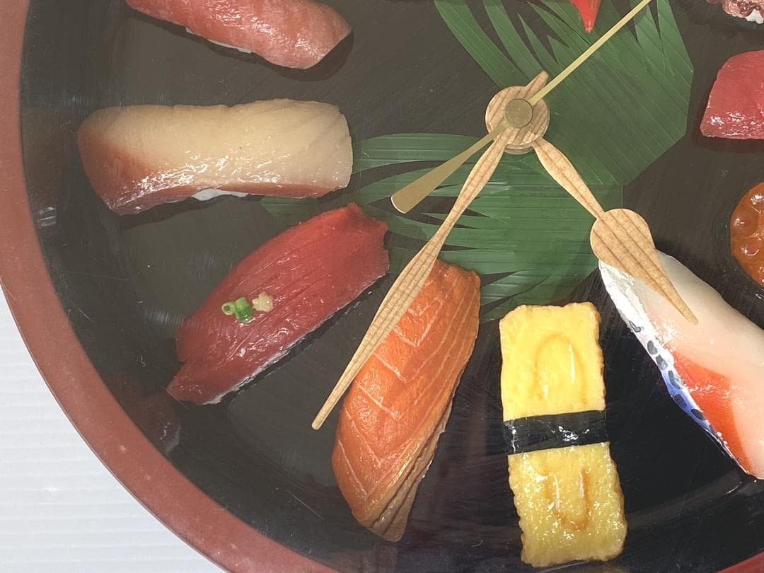 寿司サンプル　掛け時計