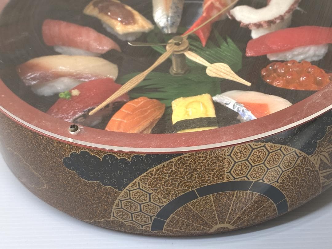寿司サンプル　掛け時計