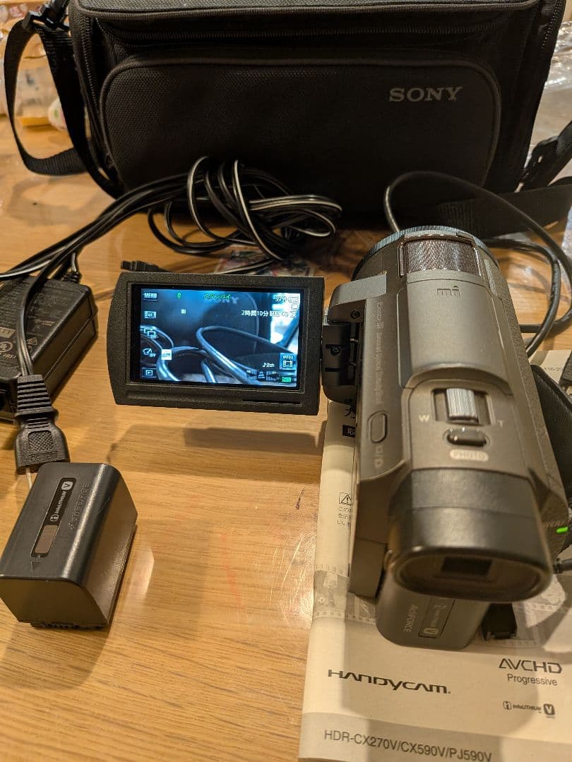 SONY FDR-AXP35 4Kビデオカメラ プロジェクター内蔵