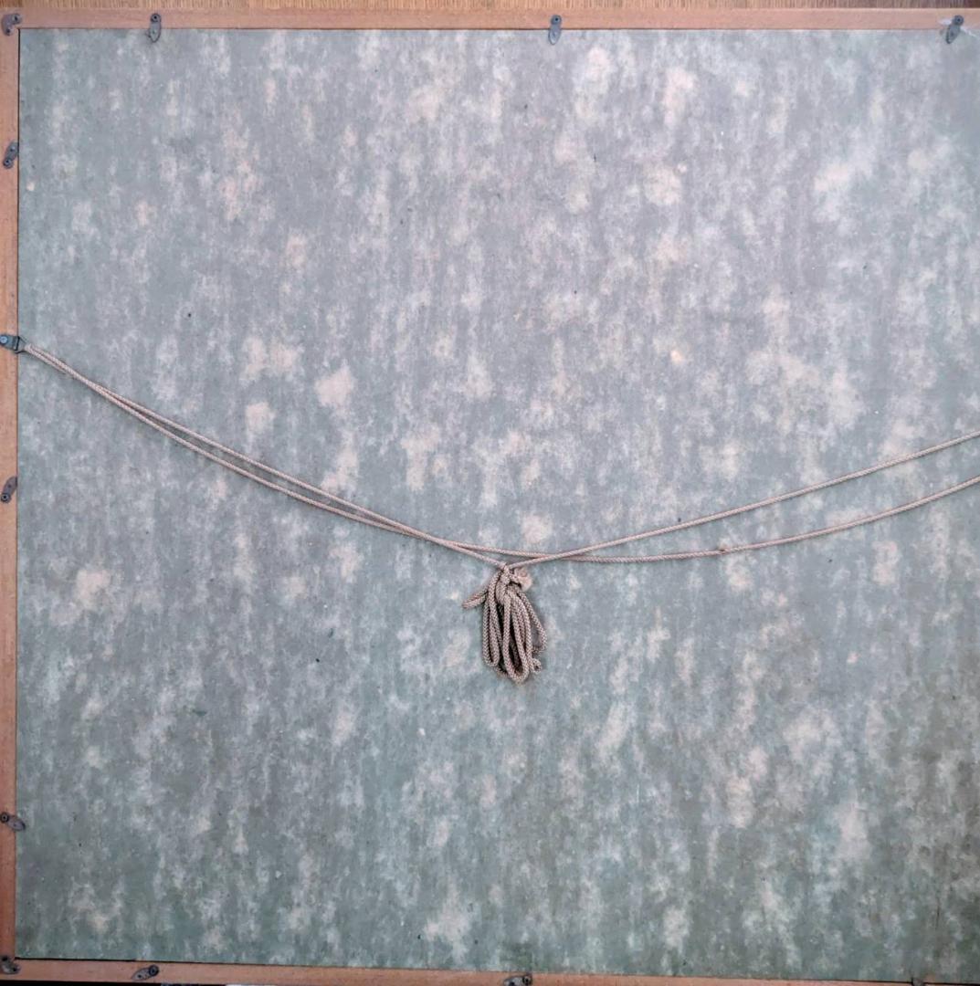 金箔の虎の絵　阪神タイガース優勝記念　縁起物　絵画　掛け軸　真作　川島玉翠