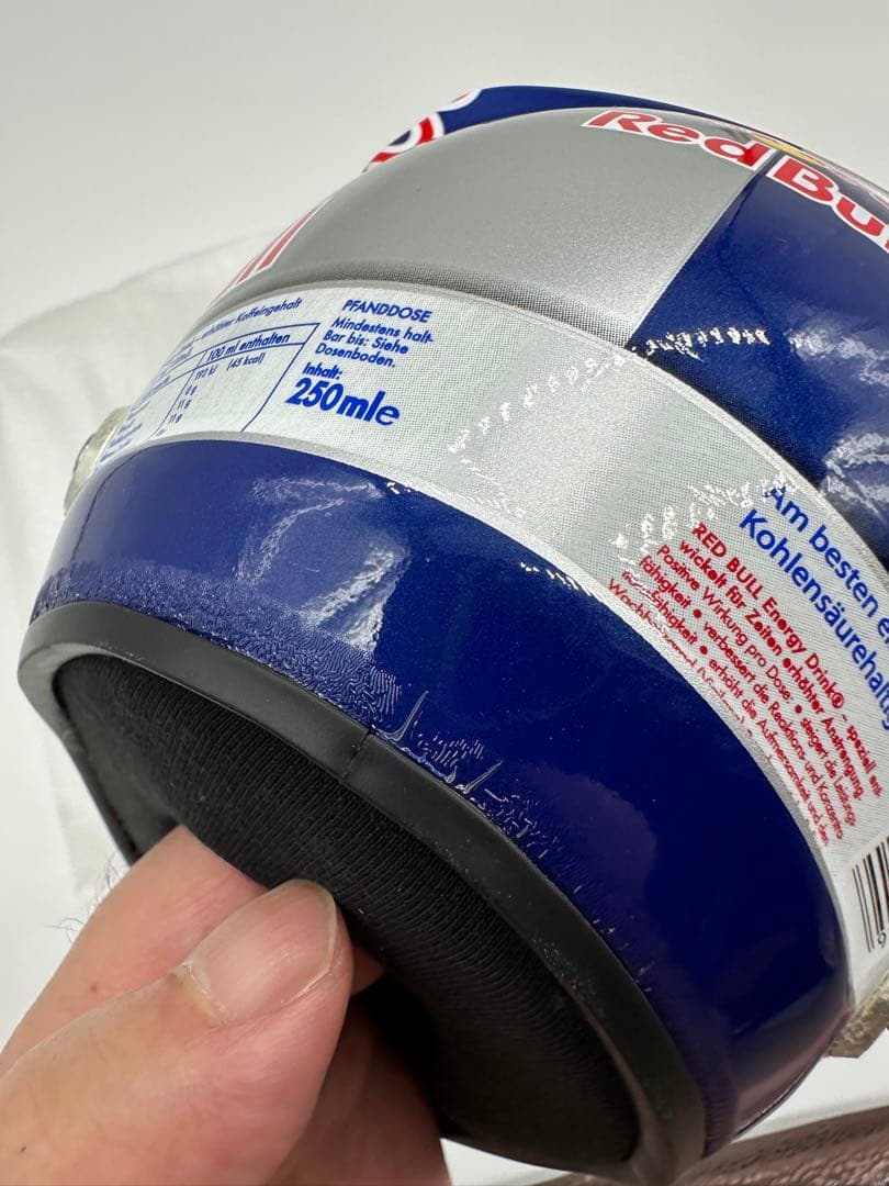 F1 レッドブル　Vettel & Webber 1/2ヘルメット セット