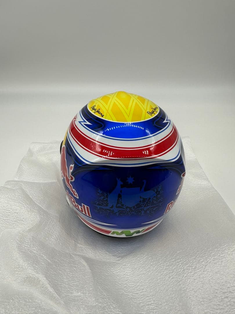 F1 レッドブル　Vettel & Webber 1/2ヘルメット セット