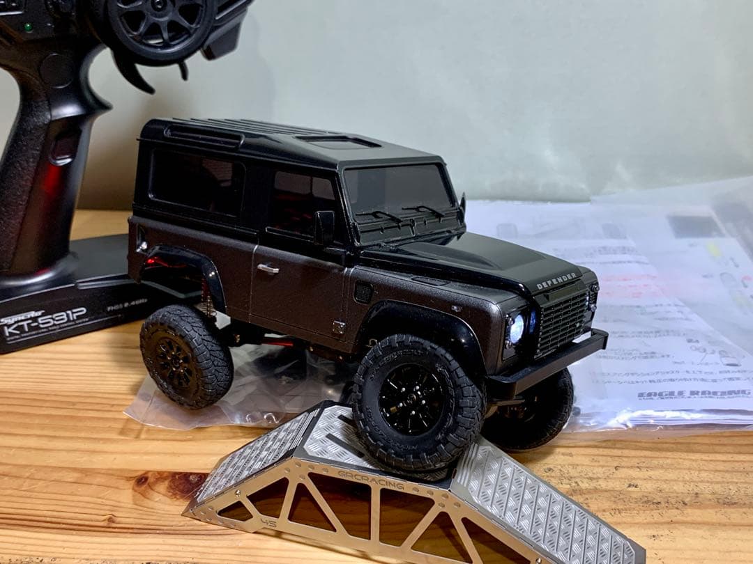 【美品】ミニッツ 4×4 ランドローバー ディフェンダー90 オプション多数