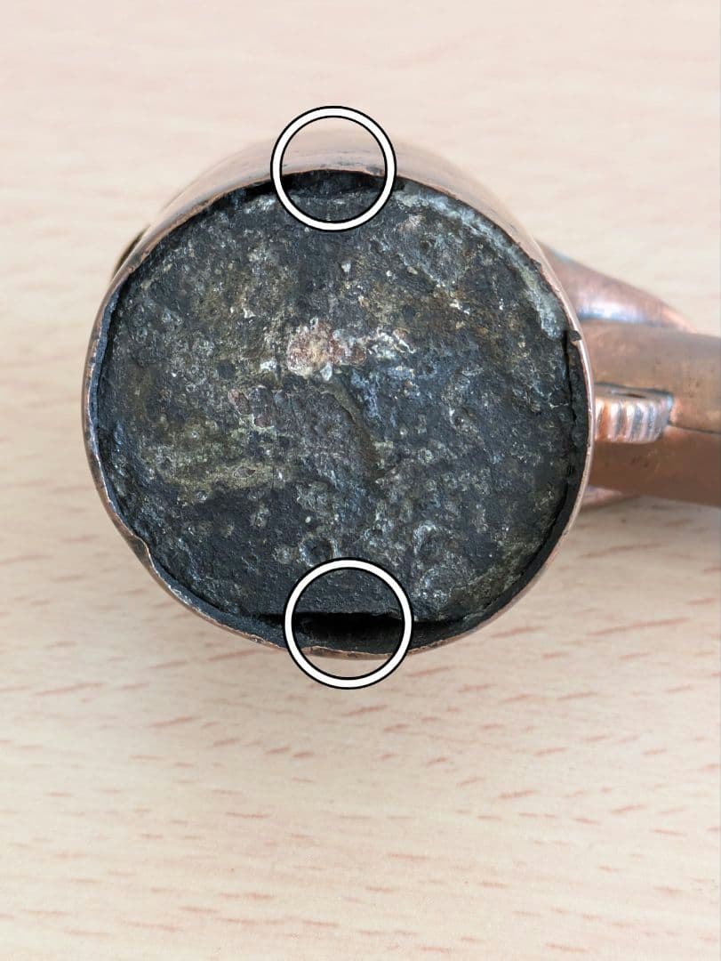 矢立　真鍮　銅製　4本セット