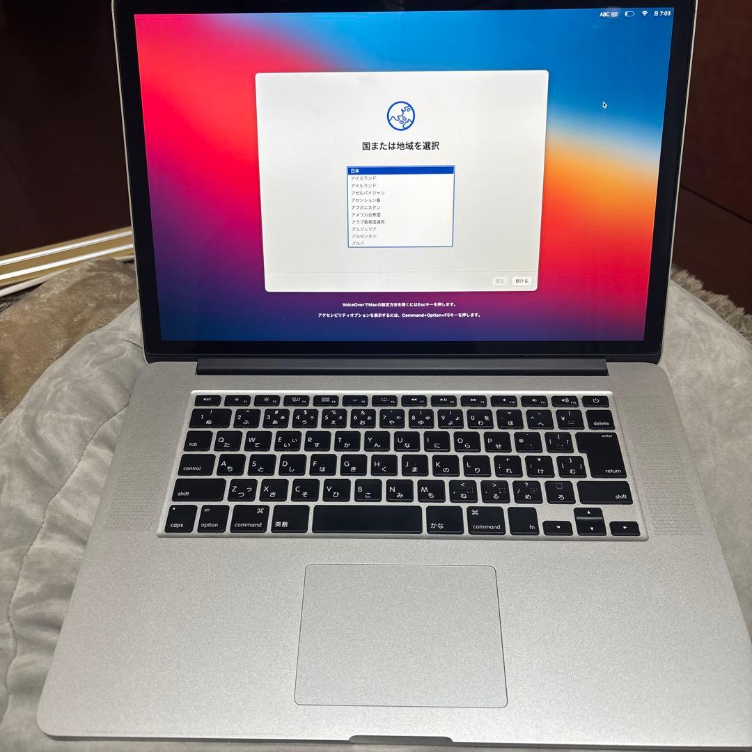 ハイスペック！ MacBook pro retina 15インチ mid2014