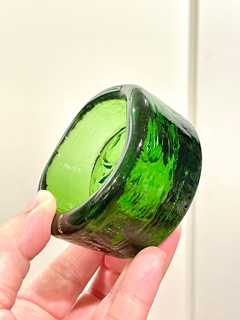 【希少】 Erik Hoglund 牛 灰皿 グリーン ボダ Boda 北欧