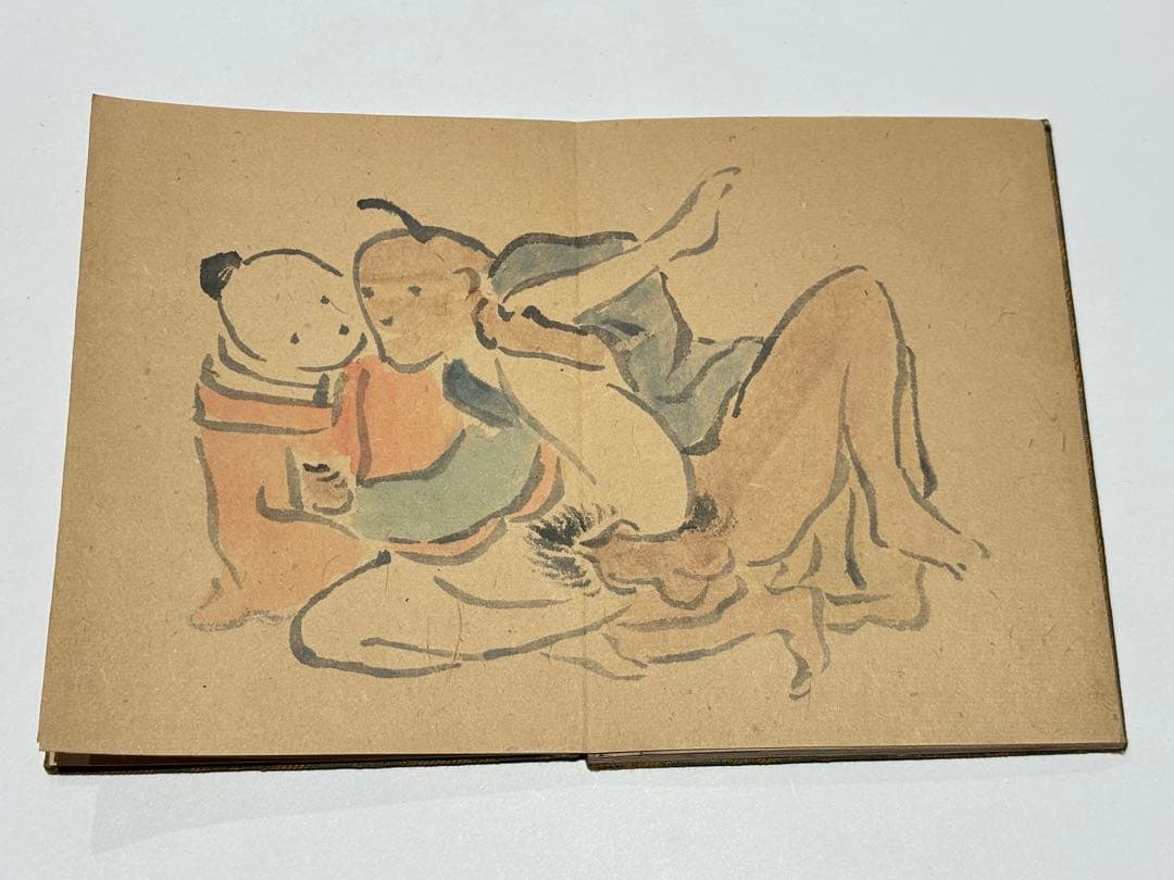 「池無名翁千尋帖」池大雅 春画帖 安政三年写 1帖|艶本 江戸時代 和本