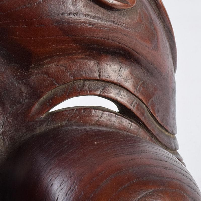 能面　能楽　雅楽　木彫　春画　お多福　D　R8937