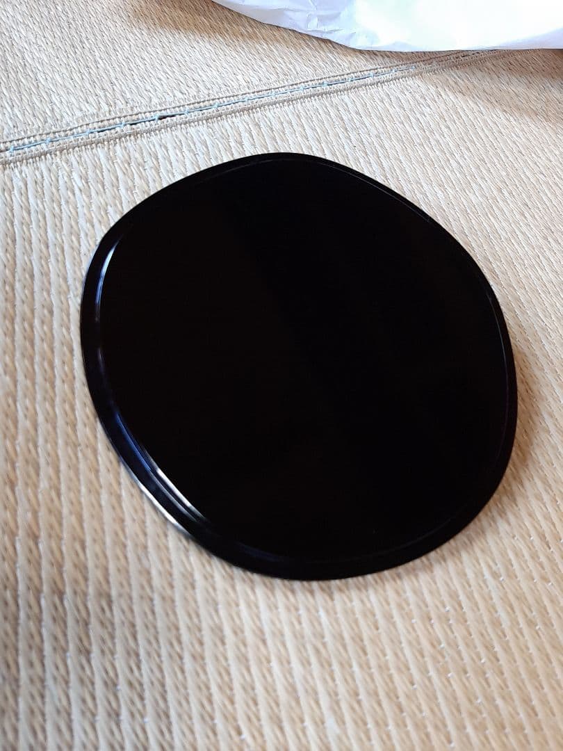 茶道具　染付　桜川　櫻川　水指　共箱　膳所焼　五角　水差　水入れ　岩崎新定