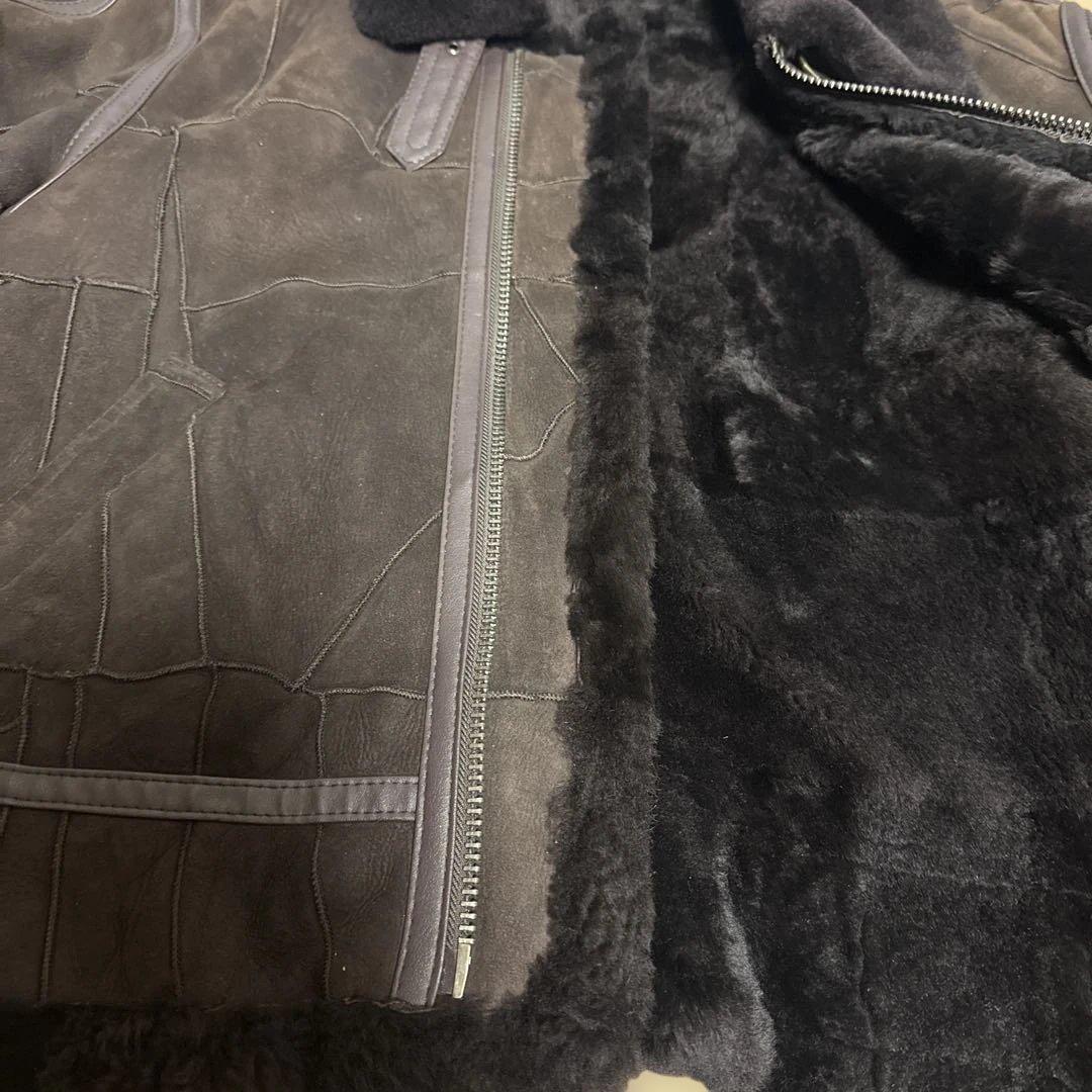 a*f様 美品　TYPE B-3 フライトジャケット リアルムートン　パッチワー