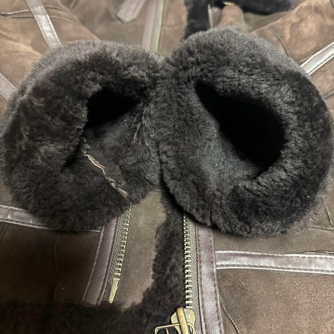 a*f様 美品　TYPE B-3 フライトジャケット リアルムートン　パッチワー