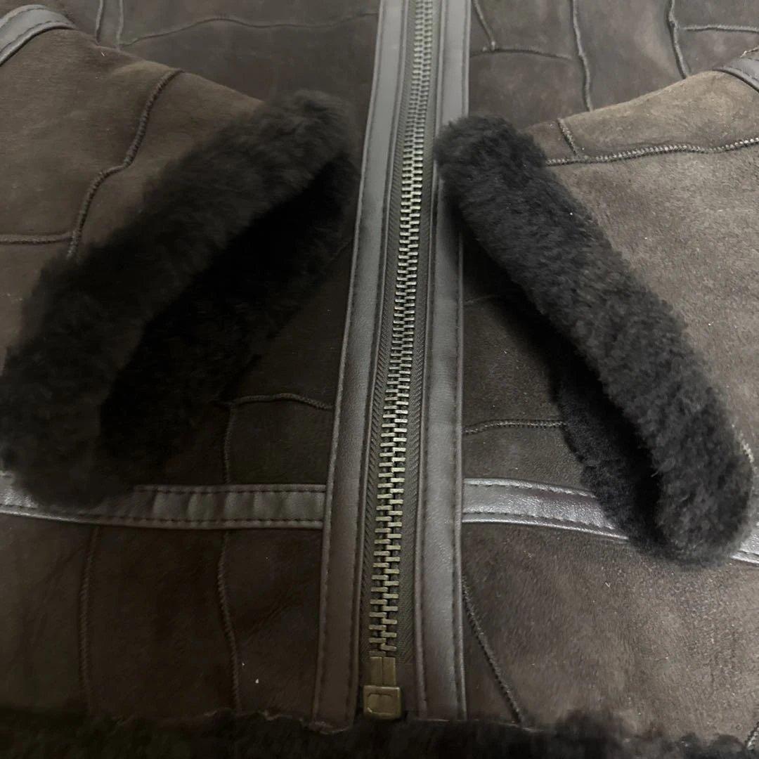 a*f様 美品　TYPE B-3 フライトジャケット リアルムートン　パッチワー