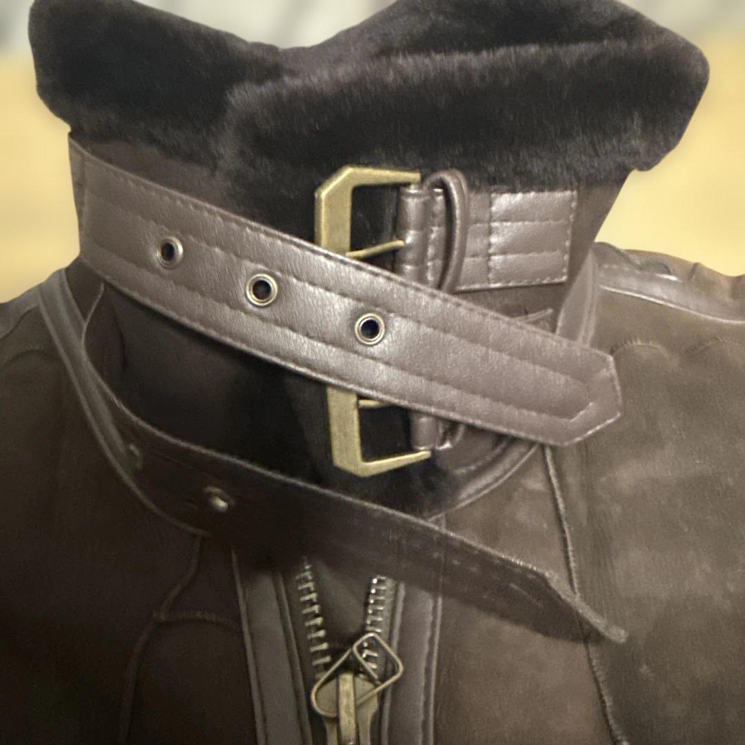 a*f様 美品　TYPE B-3 フライトジャケット リアルムートン　パッチワー