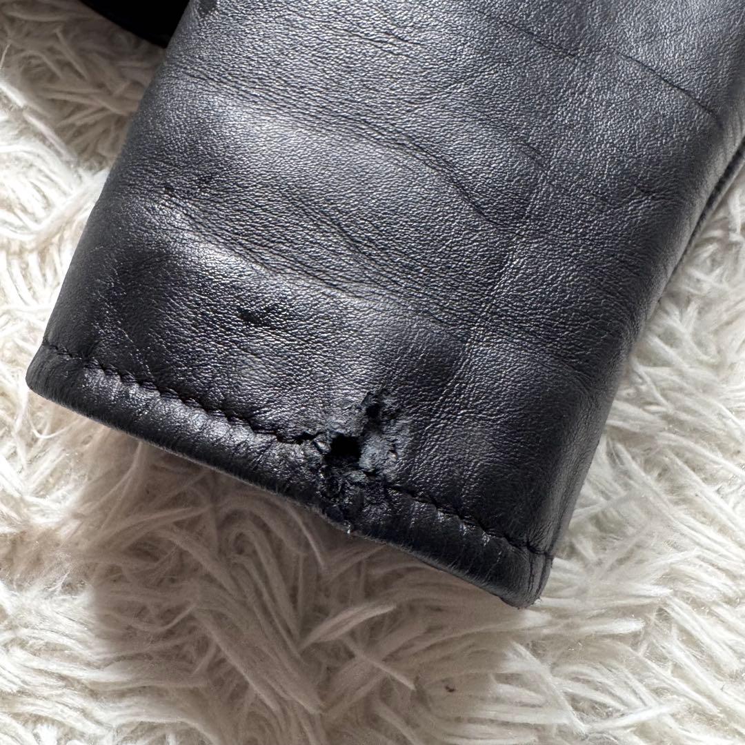 お*ん様 希少モデル✨ ショット ライダースジャケット ボアライナー 641E