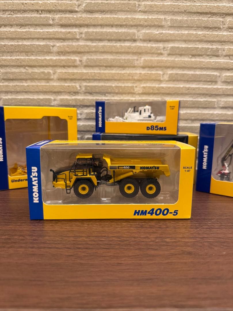 【非売品】KOMATSU　オリジナルミニチュア6点セット　株主優待