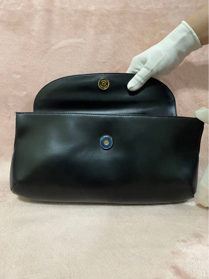 濱野 バッグ　ロイヤルモデル　黒　フォーマル　ブラック　ゴールド