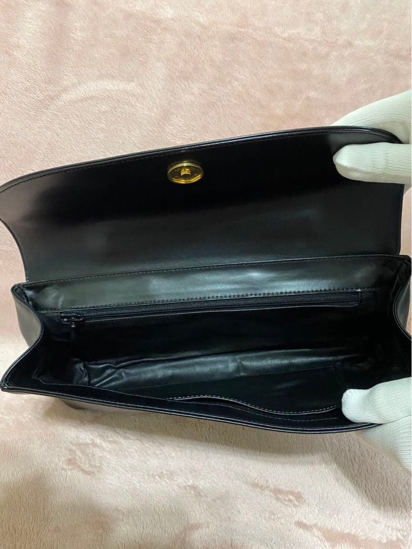 濱野 バッグ　ロイヤルモデル　黒　フォーマル　ブラック　ゴールド