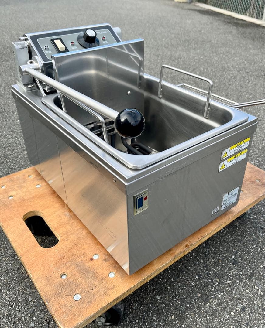 フジマック業務用卓上電気フライヤー 3相200V 8リットル