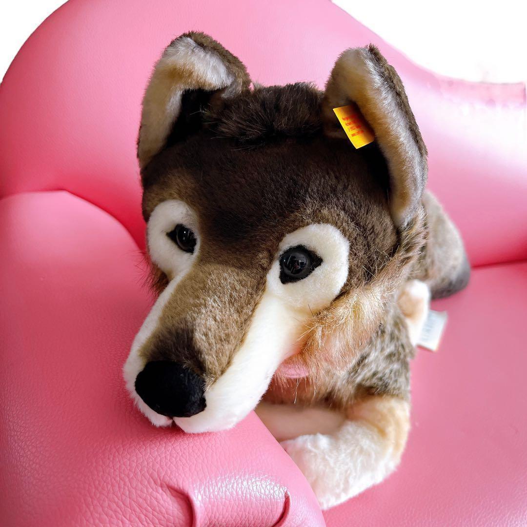 大特価 シュタイフ 正規品 オオカミ スノリー ぬいぐるみ 希少 40cm