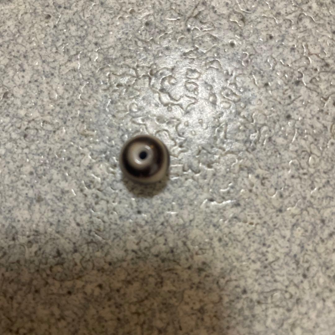 天珠チベット　古珠 中国 仏教　美術　骨董約10mm(黒G9)