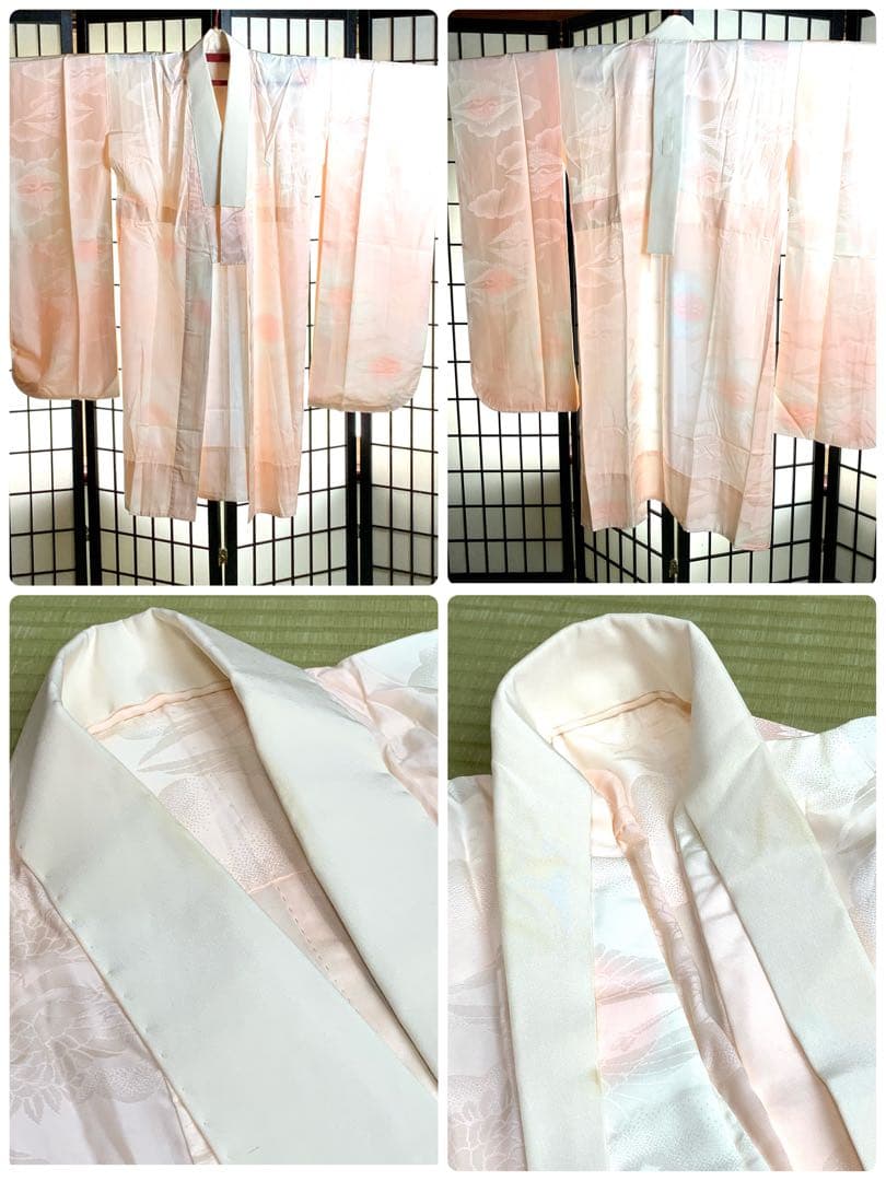 m*m様 【美品】振袖　正絹100% 5点　フルセット　身丈160cm 吉祥紋様