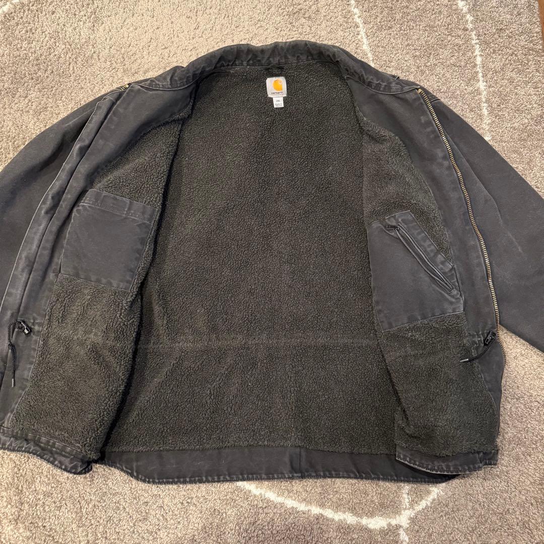 Carhartt 黒 ジップアップジャケット