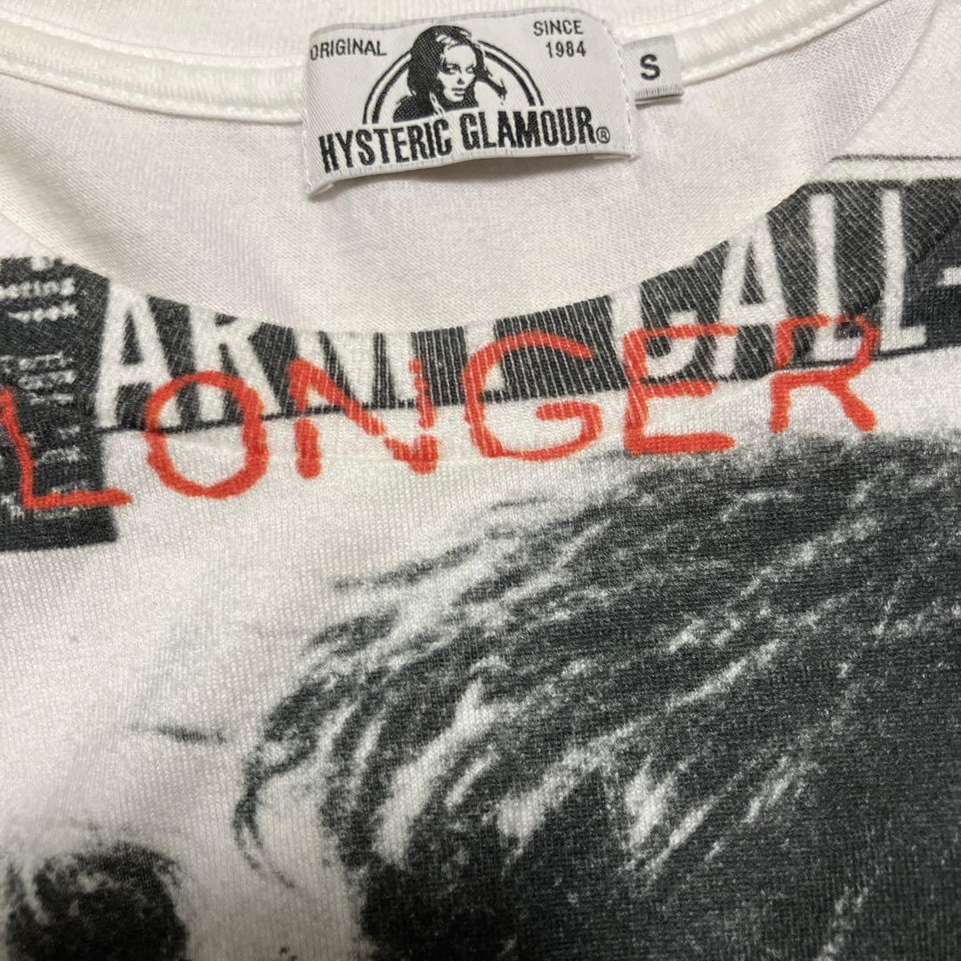 ヒステリックグラマー ポップグループ 全面フォトプリントTシャツ 白 S