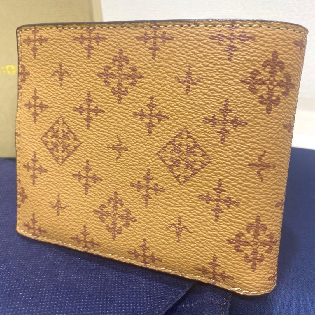 未使用✨russet ラシット 二つ折り財布 コンパクトウォレット ブラウン系