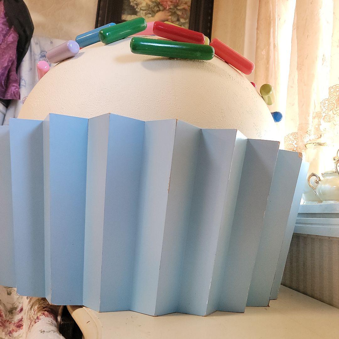 巨大スイーツオブジェ　カップケーキ型置物　最長径69cm　イベント展示使用品