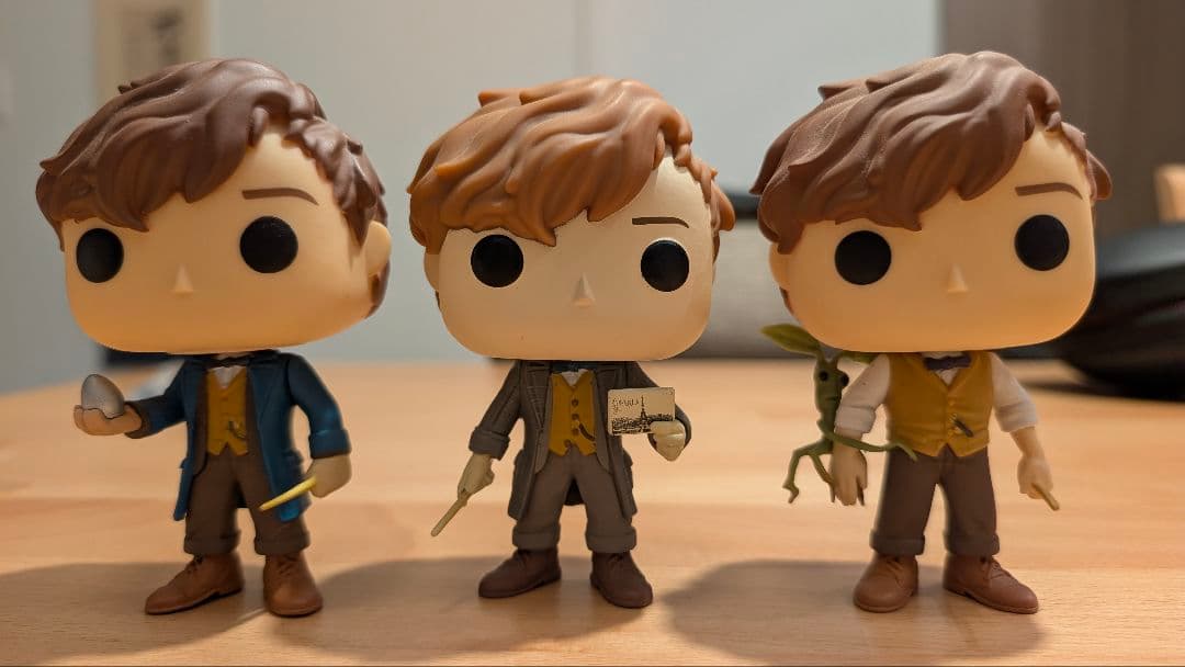 【美品】ファンコ ポップ！ ファンタビ ニュート・スキャマンダー 3体セット