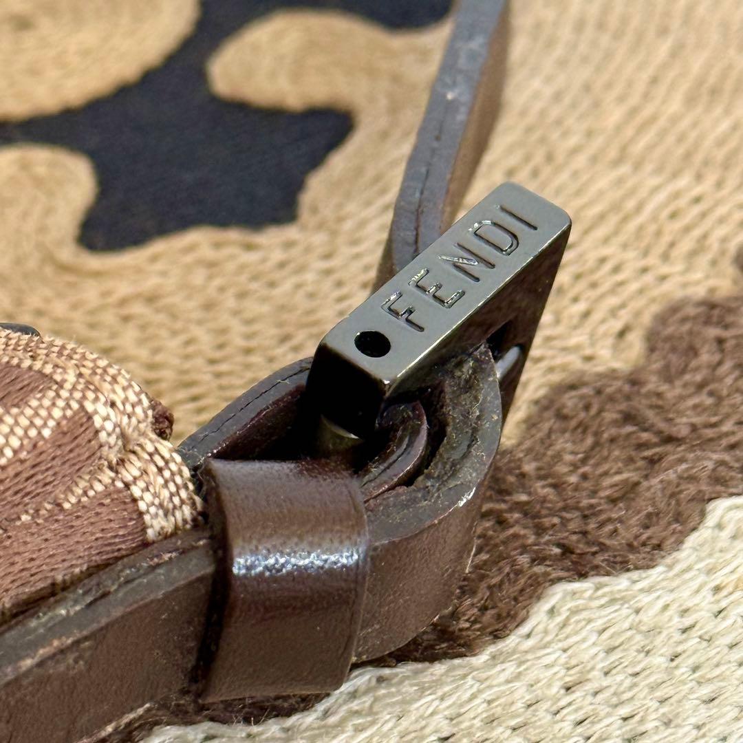 Fendi FFロゴショルダーバッグ ブラウン