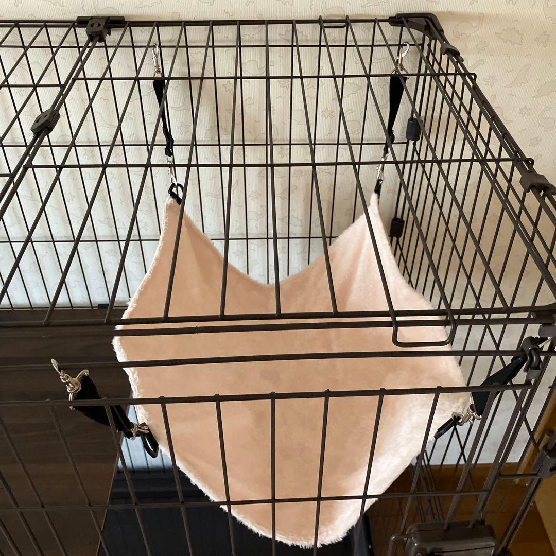 アイリスオーヤマ コンビネーションサークル2段 連結セット ハンモック