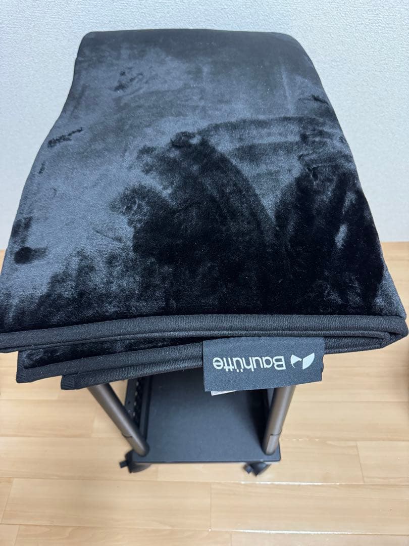 バウヒュッテ 昇降式L字デスク ワゴン とデスクマット