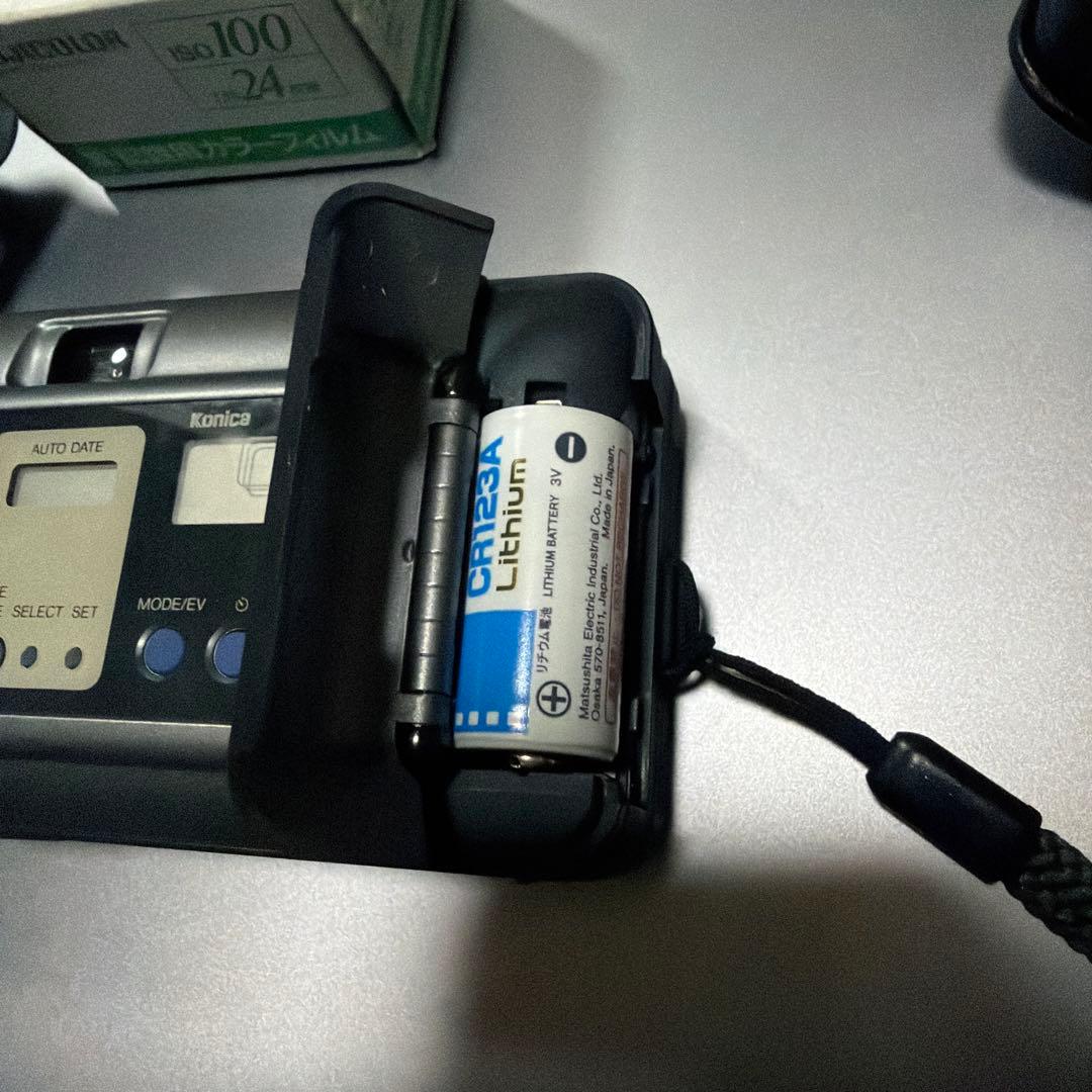 Konica Big mini コンパクトカメラ ケース、3脚、フィルム付き！