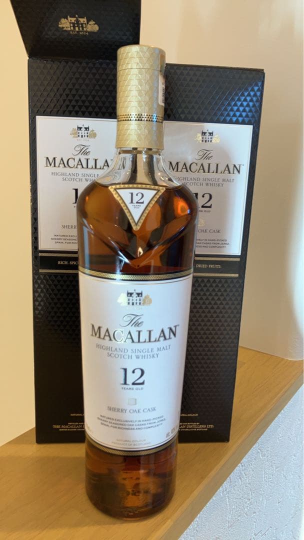 マッカラン12年シェリーオークカスク　4本セット