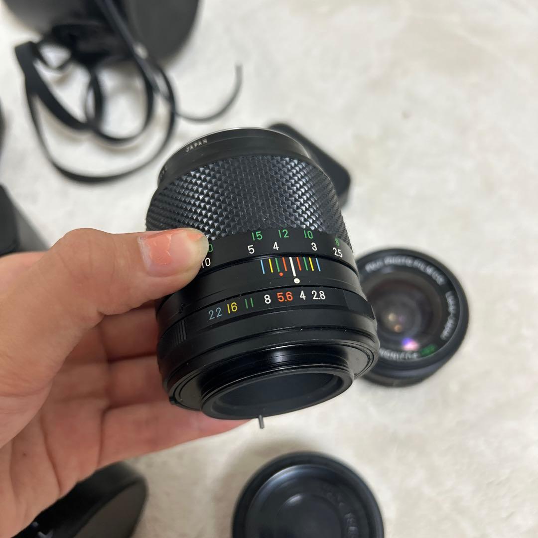 AUTO TELEPLUS フィルムカメラ用レンズ2本