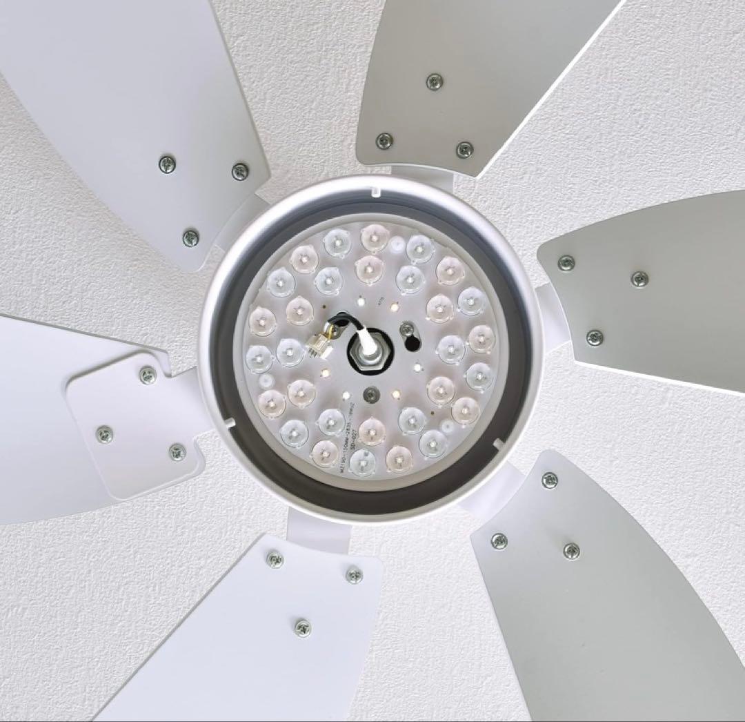 【VENTOTA】シーリングファンライト LEDリモコン付 ライトファン付き照明