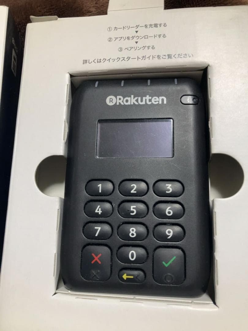 状態良好　楽天ペイ 楽天Pay カードリーダー　NFC Reade 黒