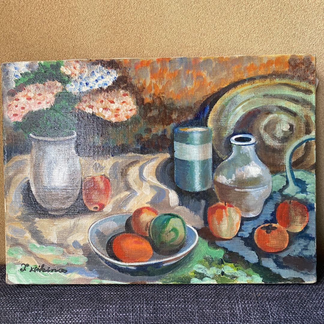 油絵  曳野 豊重