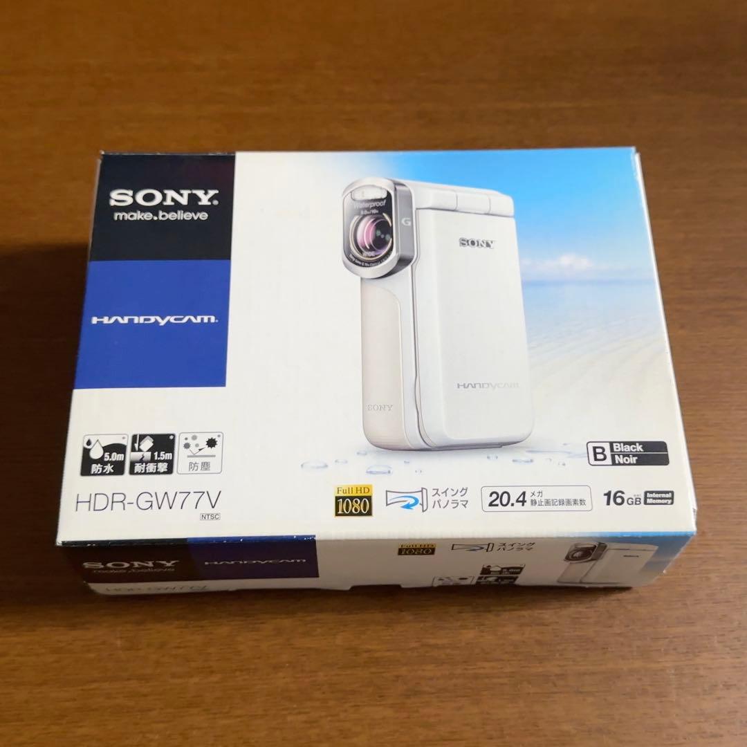 a*s様 【即発送】防水ビデオカメラHDR-GW77Vと別売付属品(おまけ付き)