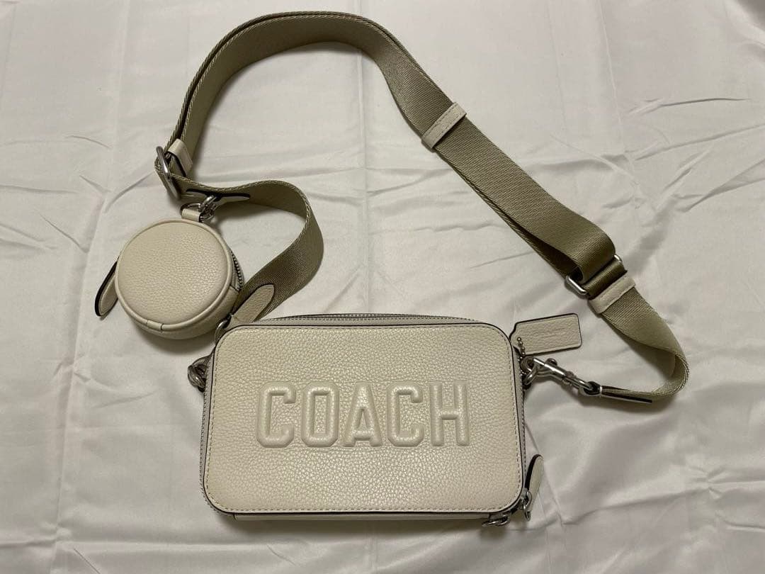 美品　COACH チャータースリムクロスボディ　コーチ　グラフィック　CW540