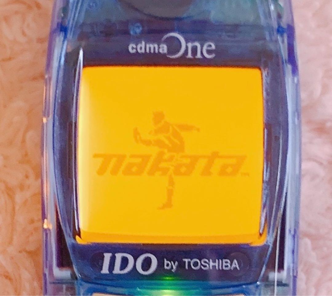 ⭐︎超希少⭐︎ IDO C301T 限定色 中田英寿 モデル　ガラケー スケルトン