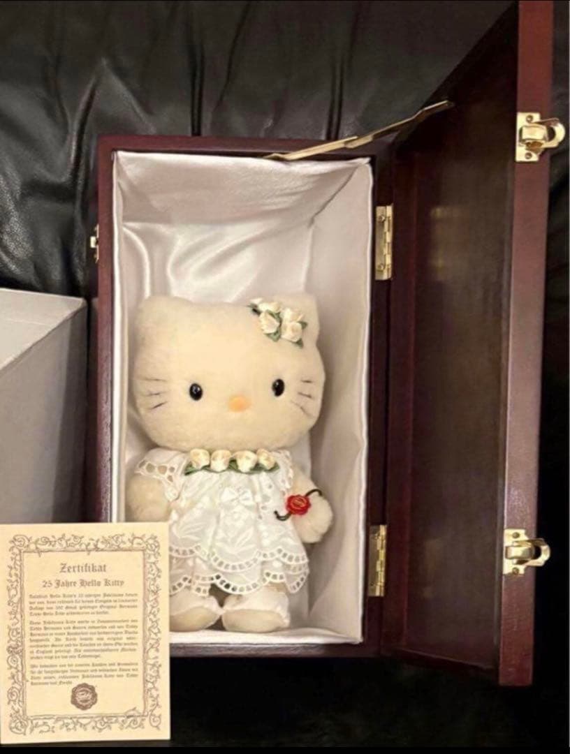 激レア☆ハローキティ☆ハーマン社コラボぬいぐるみ☆500体限定☆1999年 新品