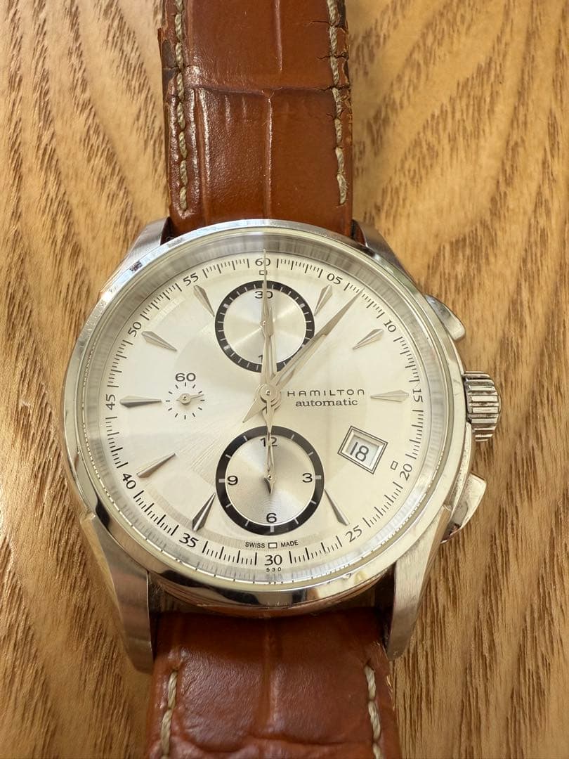 HAMILTON ジャズマスター 自動巻きクロノグラフ H326160