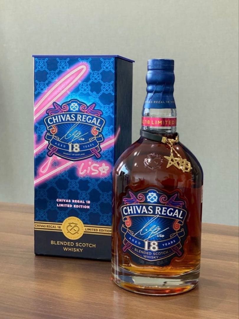 【未開栓】シーバスリーガル18年 BLACKPINK LISA リサ コラボ