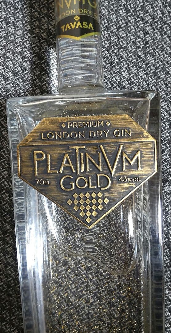 その他 PLATINVM LONDON DRY GIN GOLD 24K 700ml