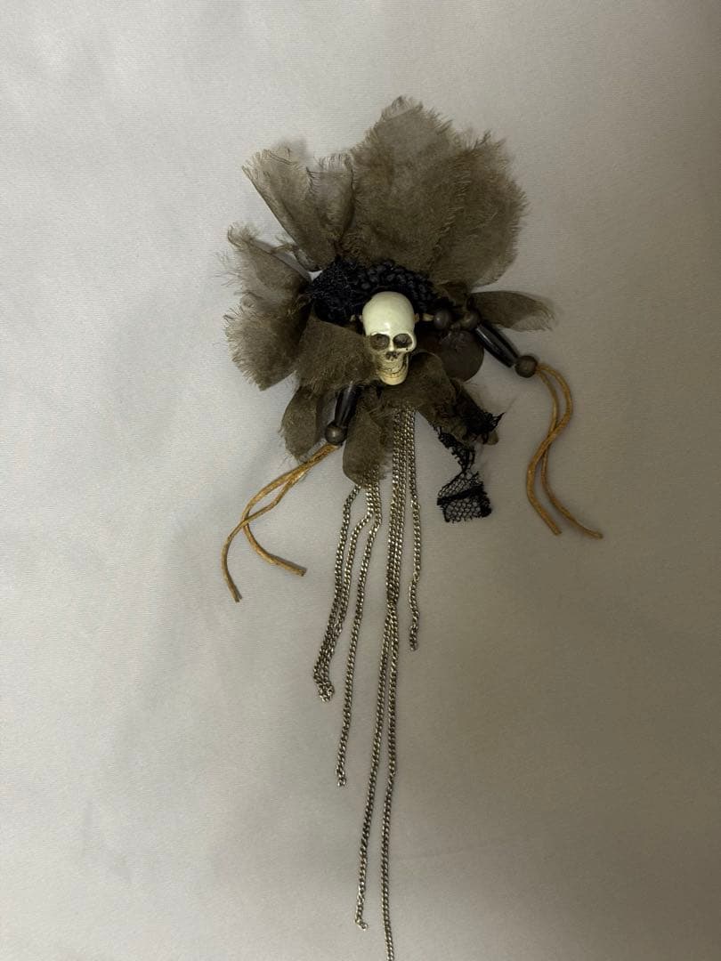 シェアースピリット スカルデザイン コサージュ